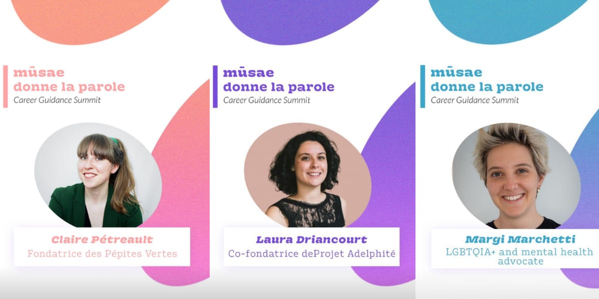 mūsae donne la parole aux entrepreneuses engagées sur le Career Guidance Summit