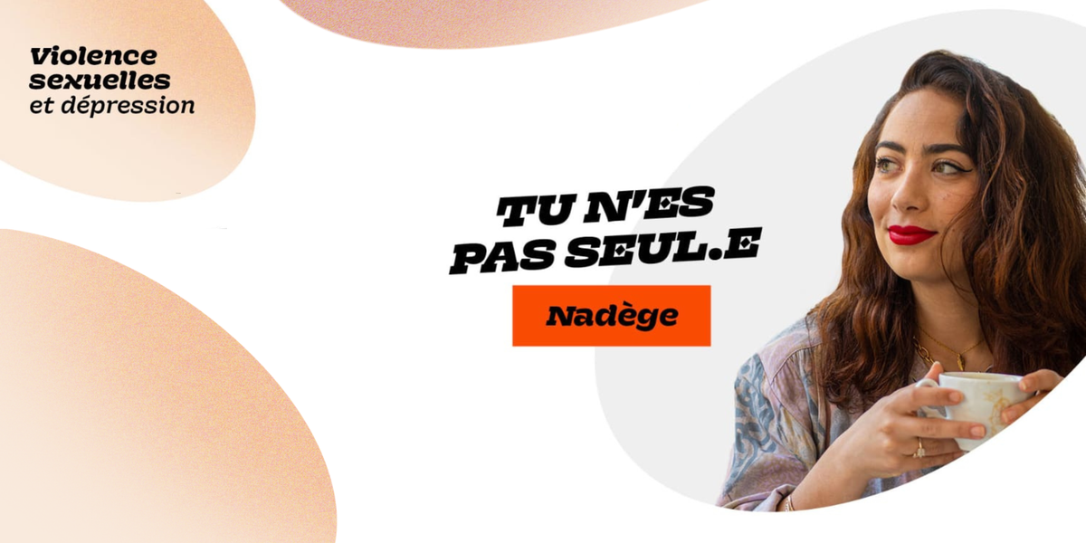 Violences sexuelles et dépression – « Tu n’es pas seul·e » de Nadège