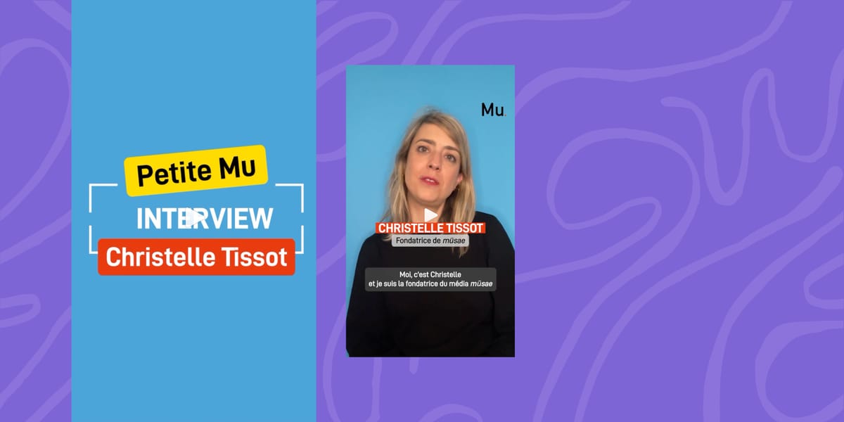 Christelle Tissot parle de santé mentale avec Petite Mu